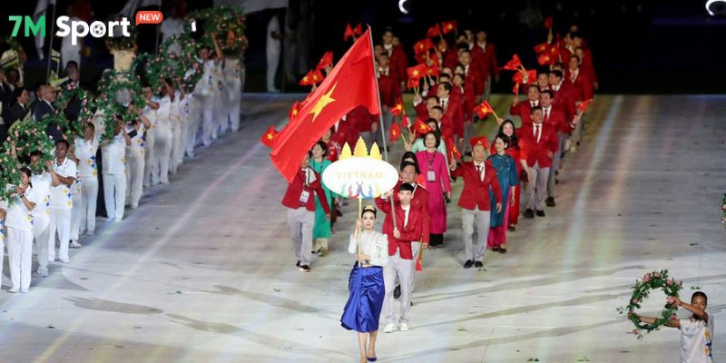 Đoàn Việt Nam ra quân tại lễ khai mạc SEA Games 33